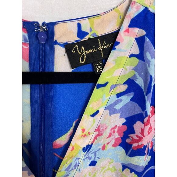 Yumi Kim Blue Zean Floral Liz Romper Size XS With Pockets - Picture 4 of 5